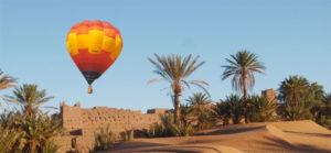 Paseo en globo aerostatico