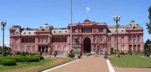 La Casa de Gobierno en el Centro Histórico de Buenos Aires