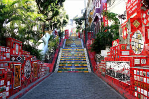 Escalera de Selaron en el Centro Histórico de Río 